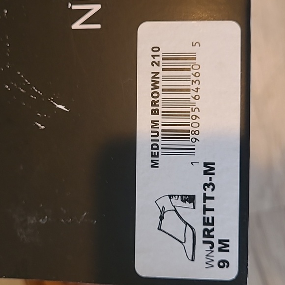 Nine West Women's Brown T-Strap Heels - Picture 6 of 7